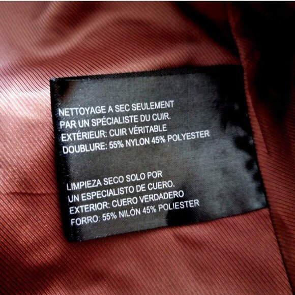 Bernardo Genuine Leather Button-Up Jacket PS Brown - Picture 5 of 6